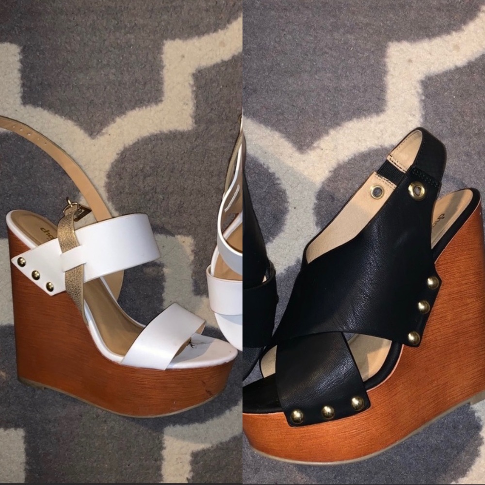 2 Pair of Charlotte Russe wedges!